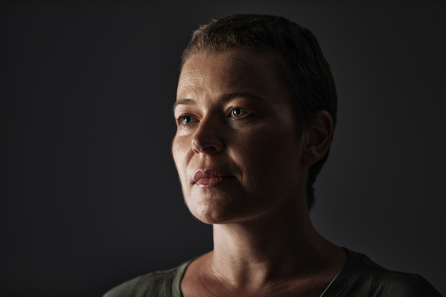Portrait of a woman. Ovarian Cancer Australia. Paul Scott personal project. 